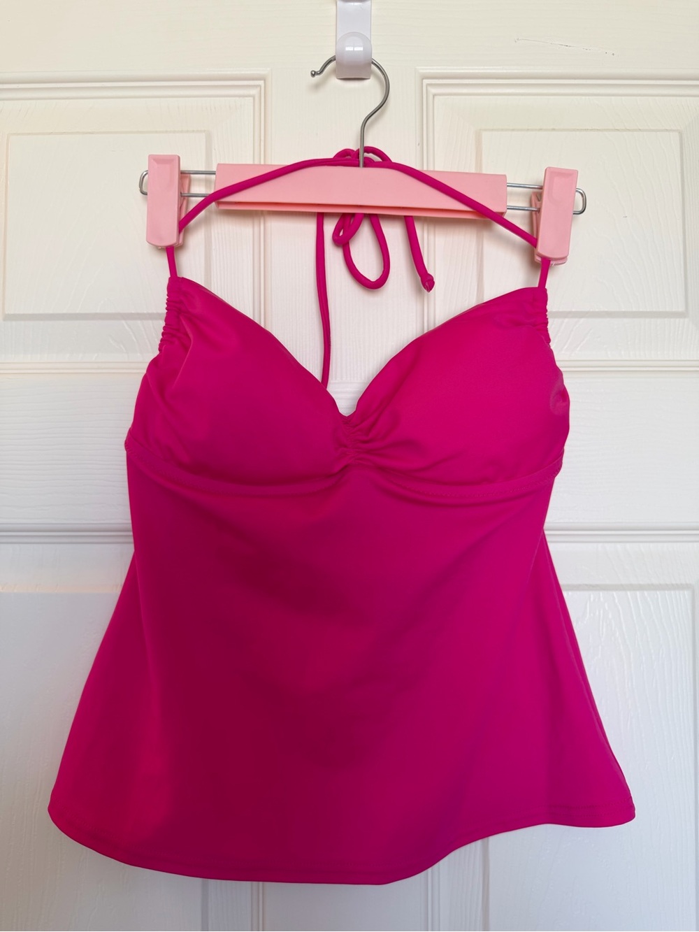 Victoria’s Secret Women’s Small Hot Pink Halter Tankini Swim Top